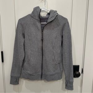 Lululemon Grey Scuba Full Zip